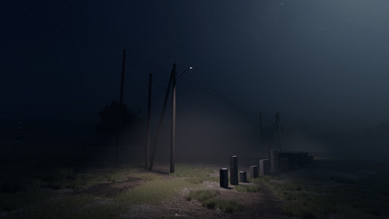 Набір підключених ліній електропередач (поставні) для Farming Simulator 25