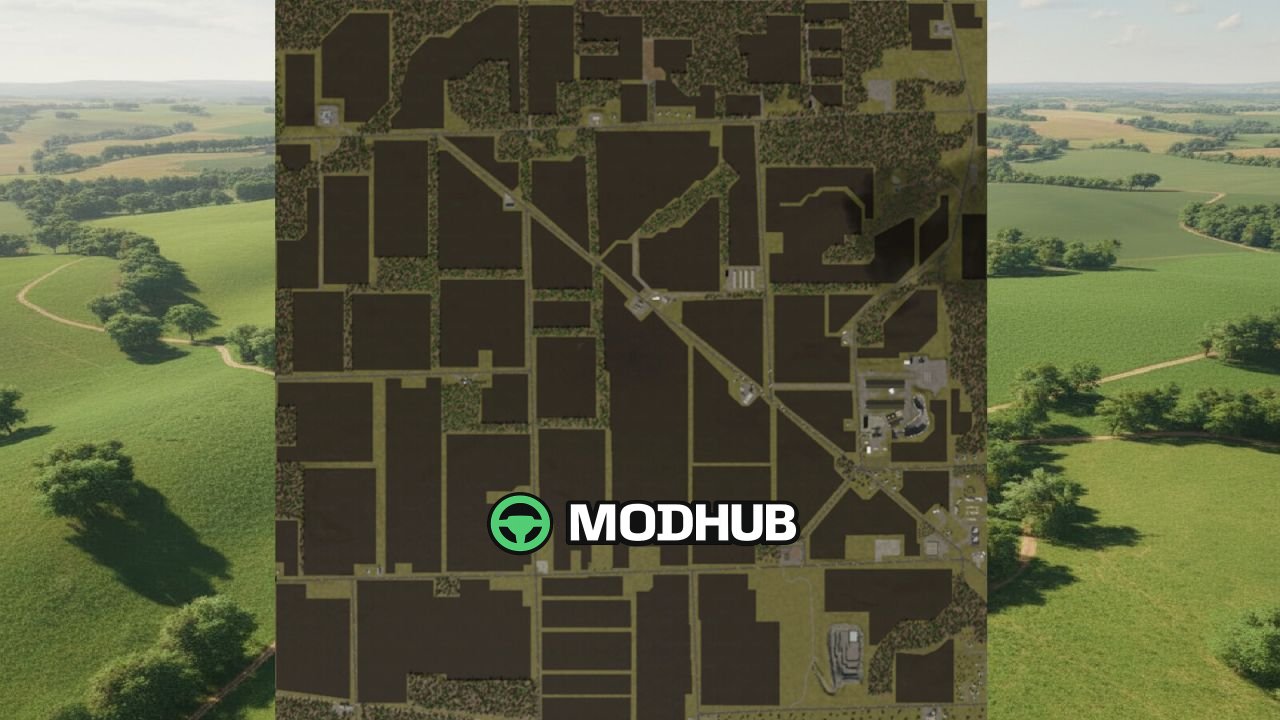 Карта Genesee County 4km V1.0.0.4 для FS25