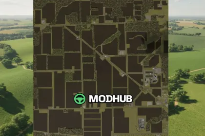 Карта Genesee County 4km V1.0.0.4 для FS25 — 2