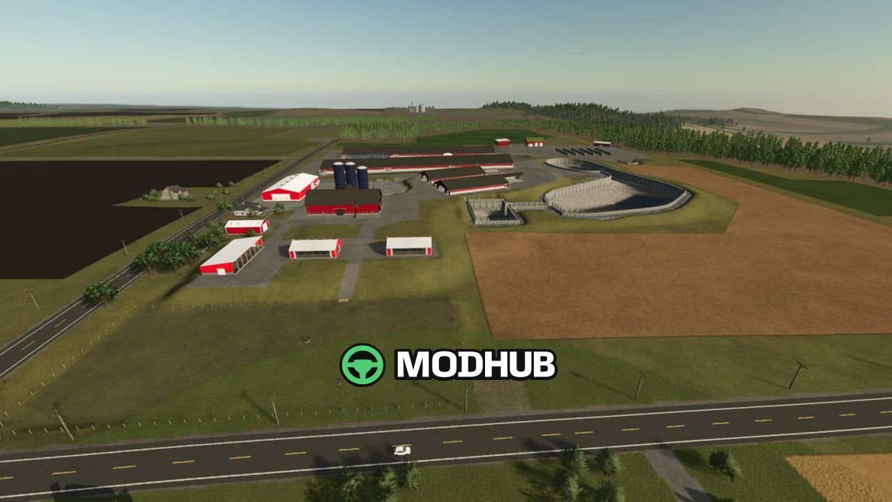 Карта Genesee County 4km V1.0.0.4 для FS25