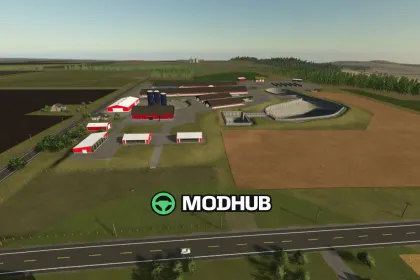 Карта Genesee County 4km V1.0.0.4 для FS25 — 3