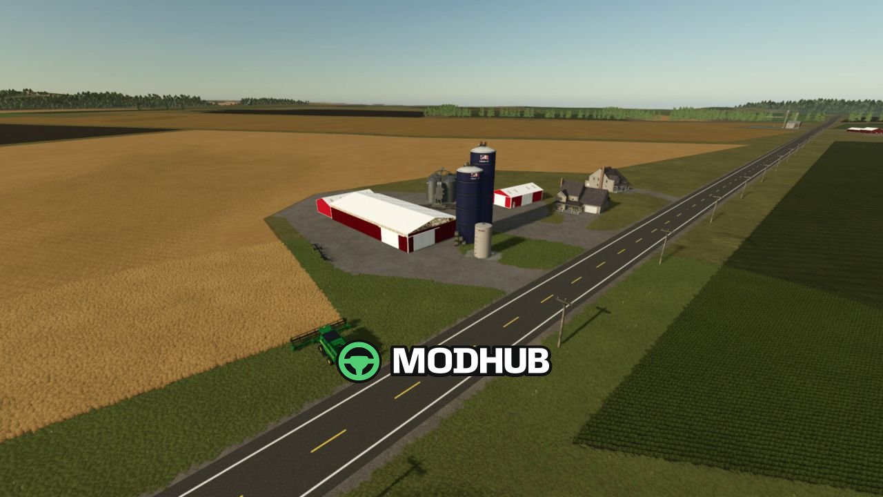 Карта Genesee County 4km V1.0.0.4 для FS25