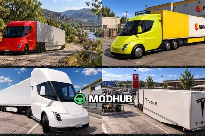 TESLA SEMI TRUCK 2019 + TRAILER v3.0 for ATS — 3