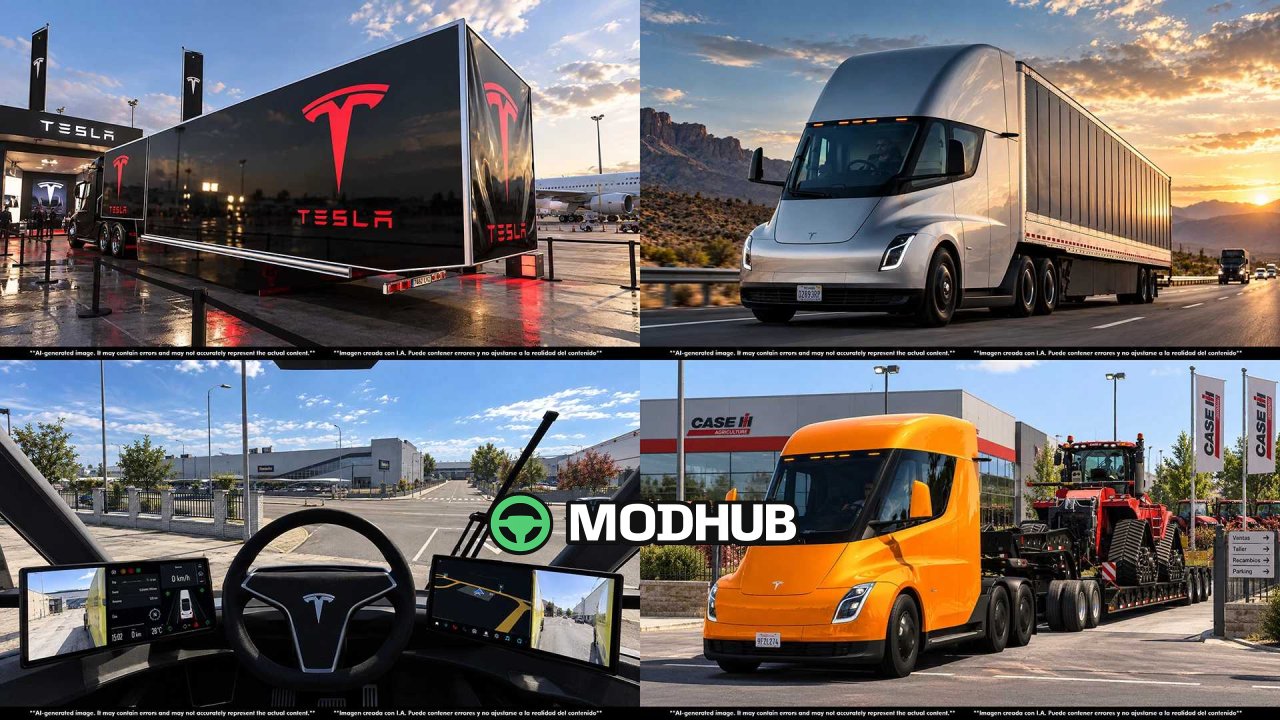 TESLA SEMI TRUCK 2019 + TRAILER v3.0 for ATS