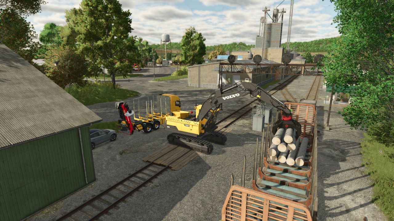 Сортувальний захват Demarec DRG-22 для Farming Simulator 25