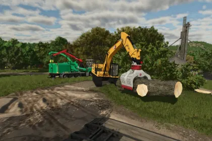 Сортувальний захват Demarec DRG-22 для Farming Simulator 25 — 4