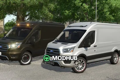 Фургон Ford Transit MK8 V1.8.0.1 для FS25 — 2