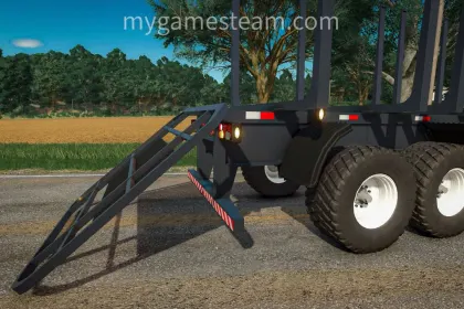 Ефективний Причіп Guerra Wood Transport Trailer для Перевезення Лісу 12 м у FS25