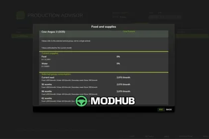 Утиліта Production Advisor V1.0.0.1 для FS25 — 4