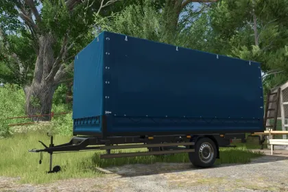 Практичний Причіп Mercedes-Benz Sprinter Trailer — Універсальне Перевезення для FS25 — 2
