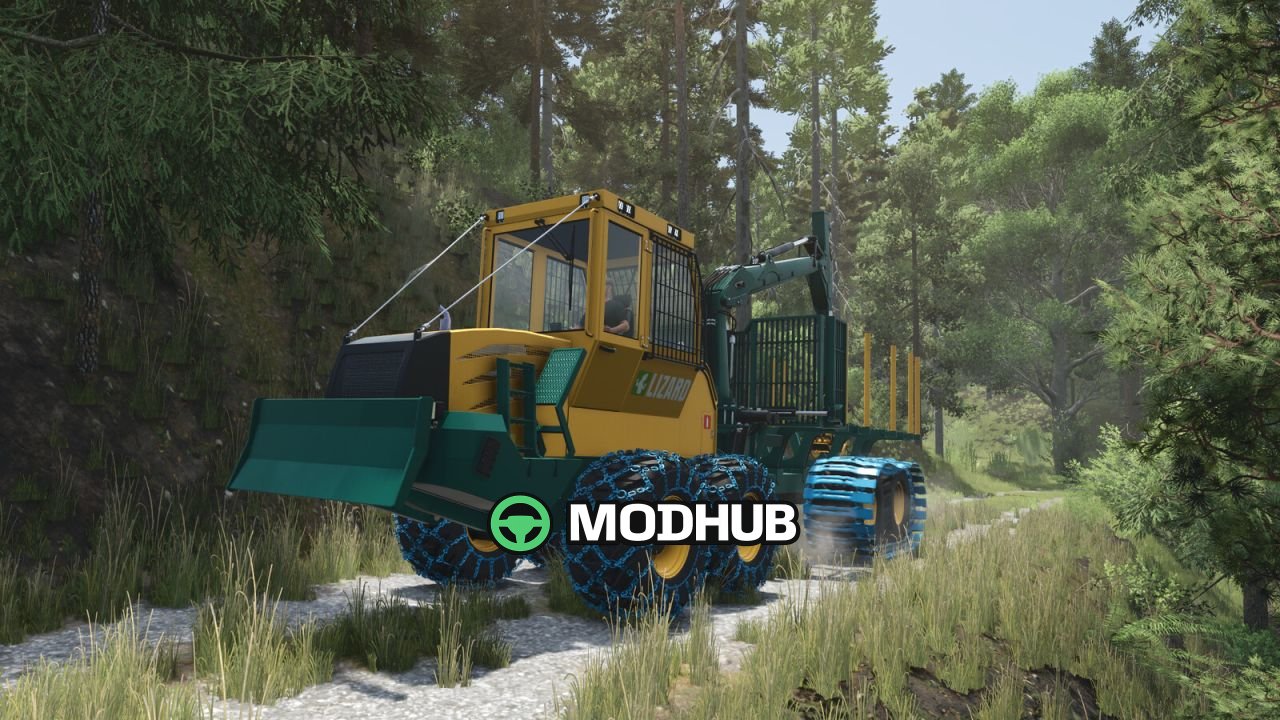 Lizard LogFlex 8XS V1.0.7.1 forwarder for FS25