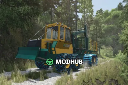Lizard LogFlex 8XS V1.0.7.1 forwarder for FS25 — 2