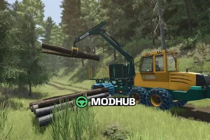 Lizard LogFlex 8XS V1.0.7.1 forwarder for FS25 — 3