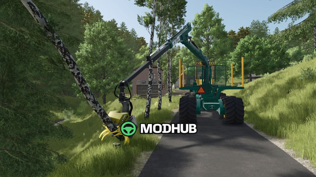 Lizard LogFlex 8XS V1.0.7.1 forwarder for FS25
