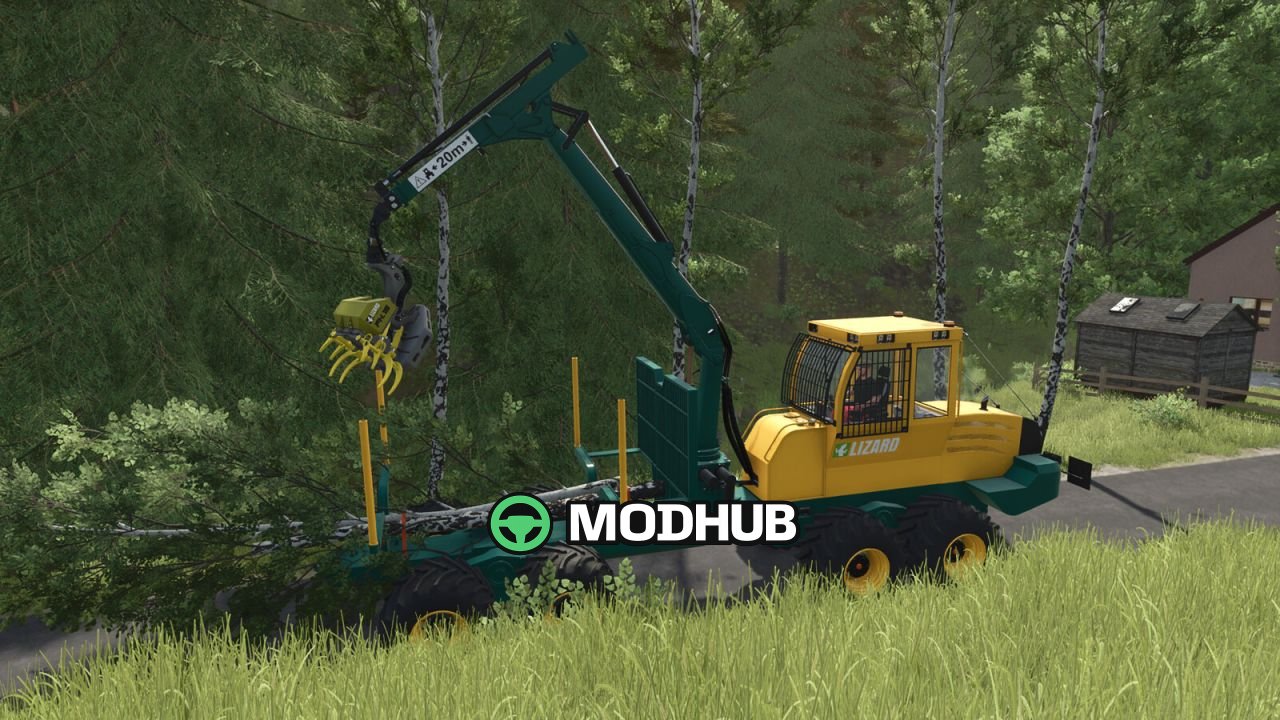 Lizard LogFlex 8XS V1.0.7.1 forwarder for FS25