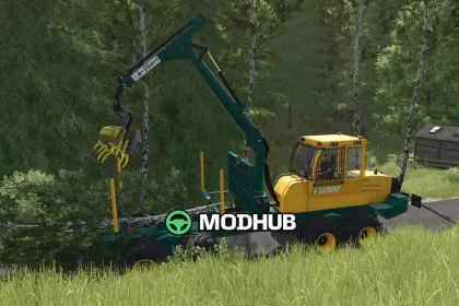 Lizard LogFlex 8XS V1.0.7.1 forwarder for FS25 — 5