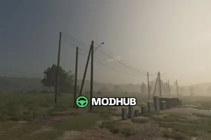 Ozdobne przewody energetyczne Placeable Power Lines V1.0 do FS25