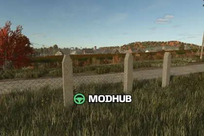 Декоративна огорожа Old Concrete Fence V2.0 для FS25 — 3