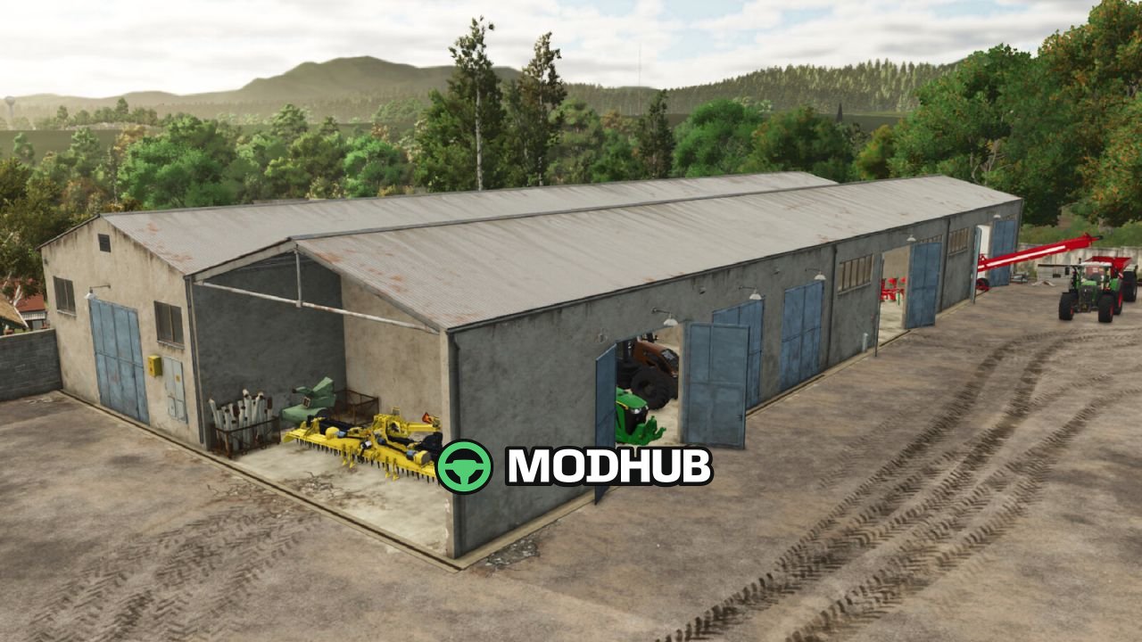 Будівля Lizard Multipurpose Sheds V1.2.1 для FS25