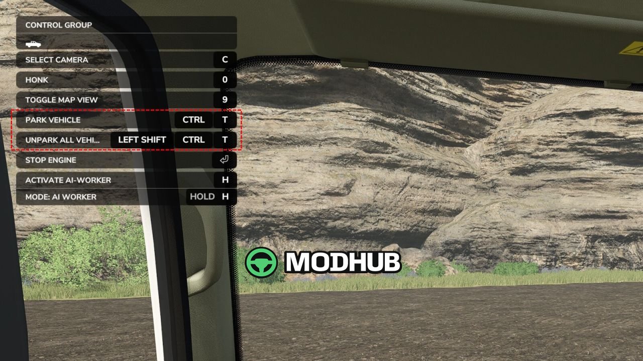 Транспорт для паркування V1.1.1 для FS25
