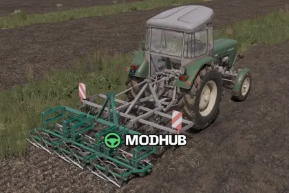 Kultivator Unia Grudziądz U410-U416 V1.0 für FS25 — 2