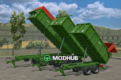 Причіп Lizard GHM Tipping Trailer Pack V1.0 для FS25
