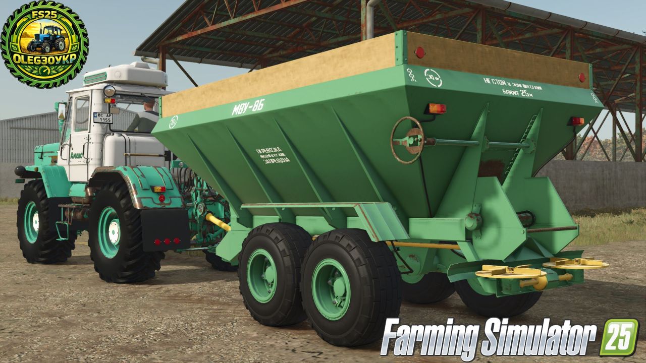 Efficient MVU-8 Spreader for Farming Simulator 25 — Quick Application at 20 m