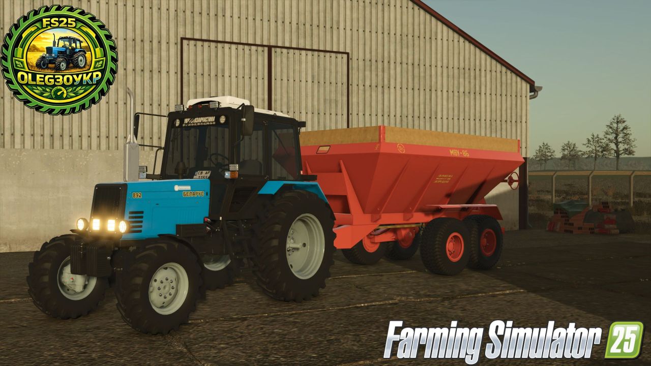 Efficient MVU-8 Spreader for Farming Simulator 25 — Quick Application at 20 m