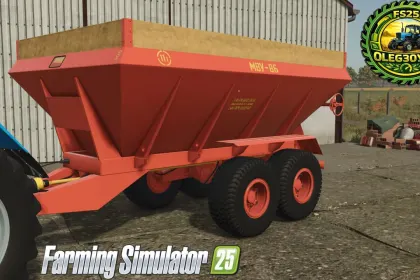 Efficient MVU-8 Spreader for Farming Simulator 25 — Quick Application at 20 m — 5