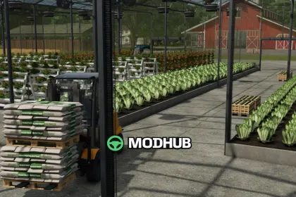 Модульна теплиця Greenhouse Modular v1.0 для FS25 — 2