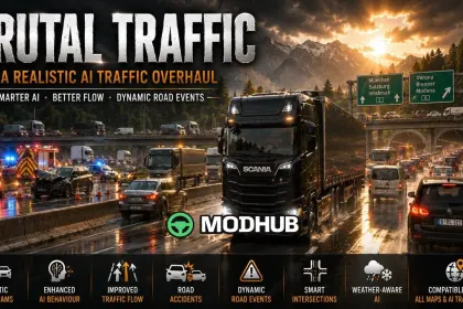 Mod Brutal Traffic v8.3 for ETS2