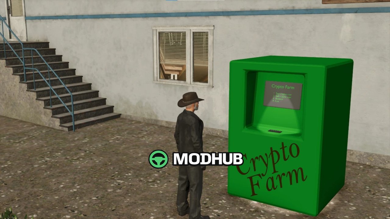 Мод Crypto Farm ATM v1.0 для FS25