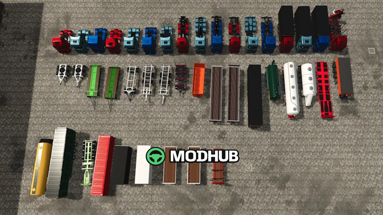 Пакет вантажівок Fahrzeugpaket v1.0.0.2 для FS25