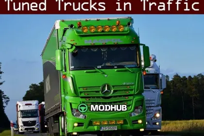Tuned Truck Traffic Pack by TrafficManiac v7.1.14 for ETS2