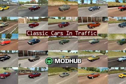 Classic Cars Traffic Pack by TrafficManiac v11.6.15 for ETS2