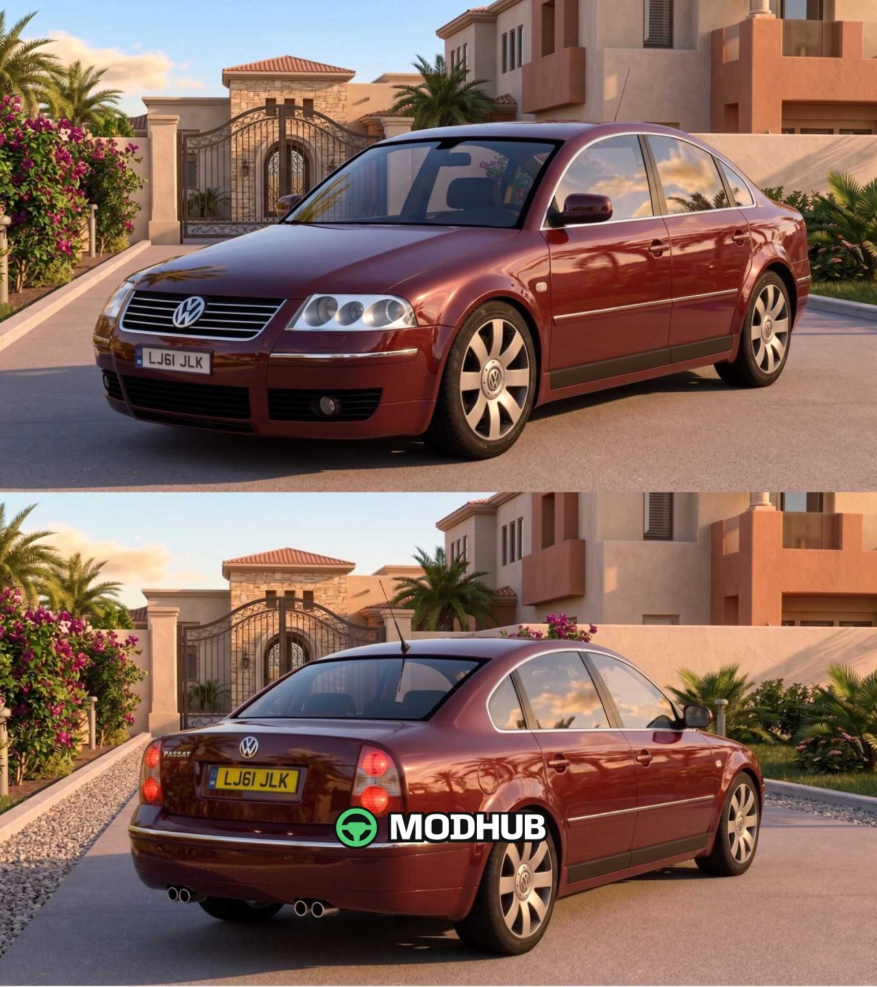 Автомобіль Volkswagen Passat B5.5 W8 для ETS2