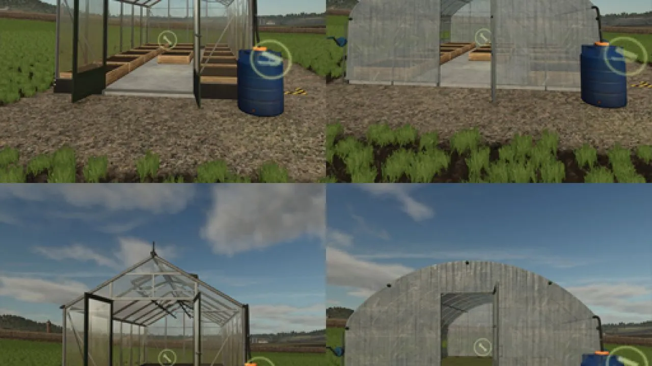 Effektive Small Greenhouses — Aktualisierte M kleine Gewächshäuser für Farming Simulator 25