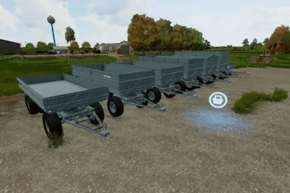 Przyczepa Hódgép KBP-8M, 8-A, KBP-10 do Farming Simulator 22