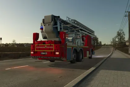 Скін Mercedes-Benz Econic WISS TMB — FW Frechen для Farming Simulator 25 — 2
