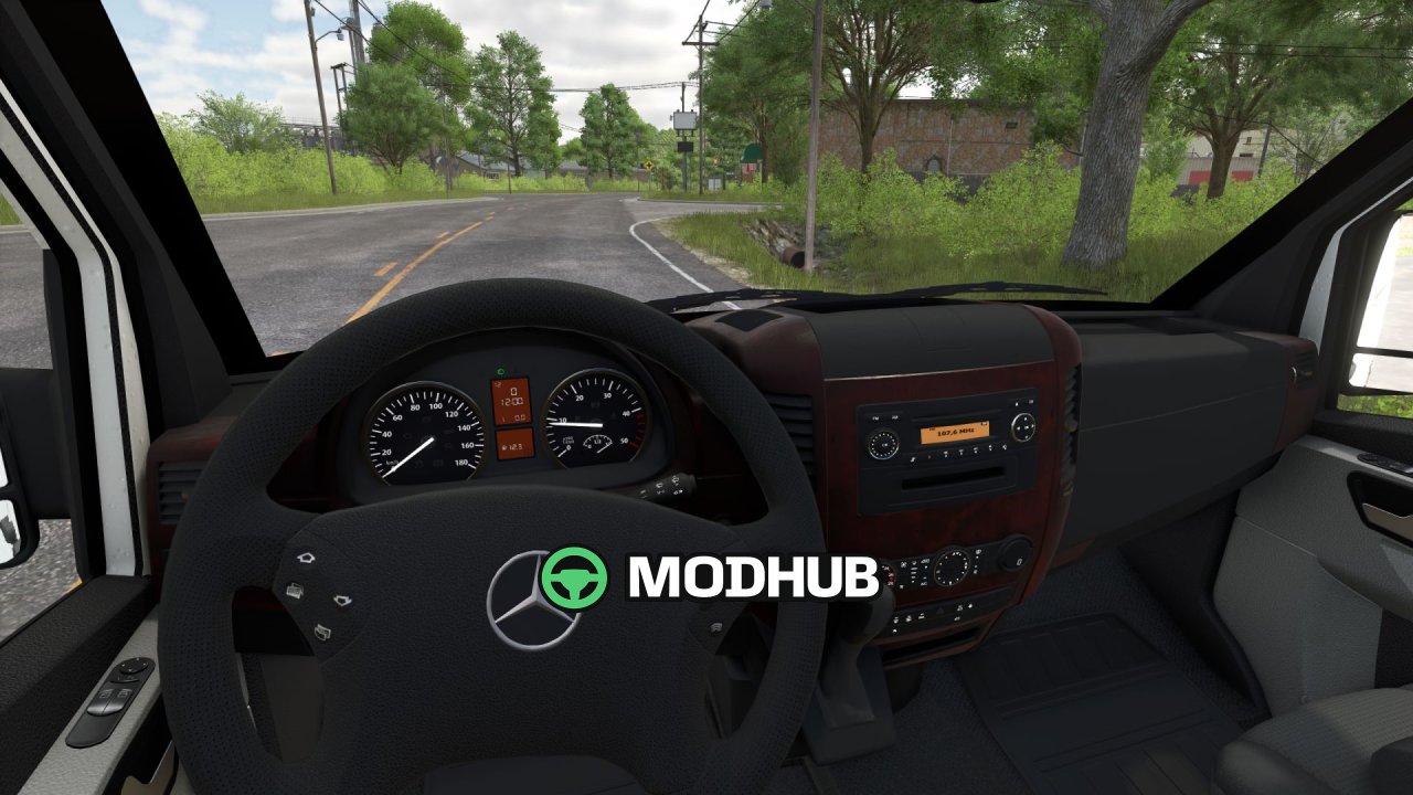 Мікроавтобус Mercedes-Benz Sprinter V1.1 для FS25