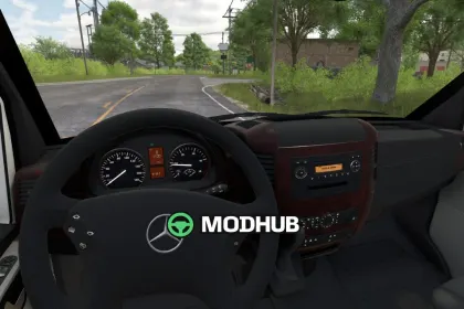 Мікроавтобус Mercedes-Benz Sprinter V1.1 для FS25 — 5
