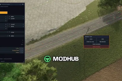 Редактор маршрутів AutoDrive з висоти для FS25 — 5
