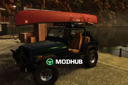Човен Old Town Discovery 15 Ft. Canoe для FS25 — 2