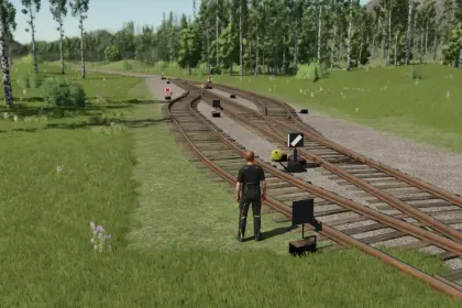 Neue ZCA Railroads für Farming Simulator 25 — Baue realistische Routen — 1