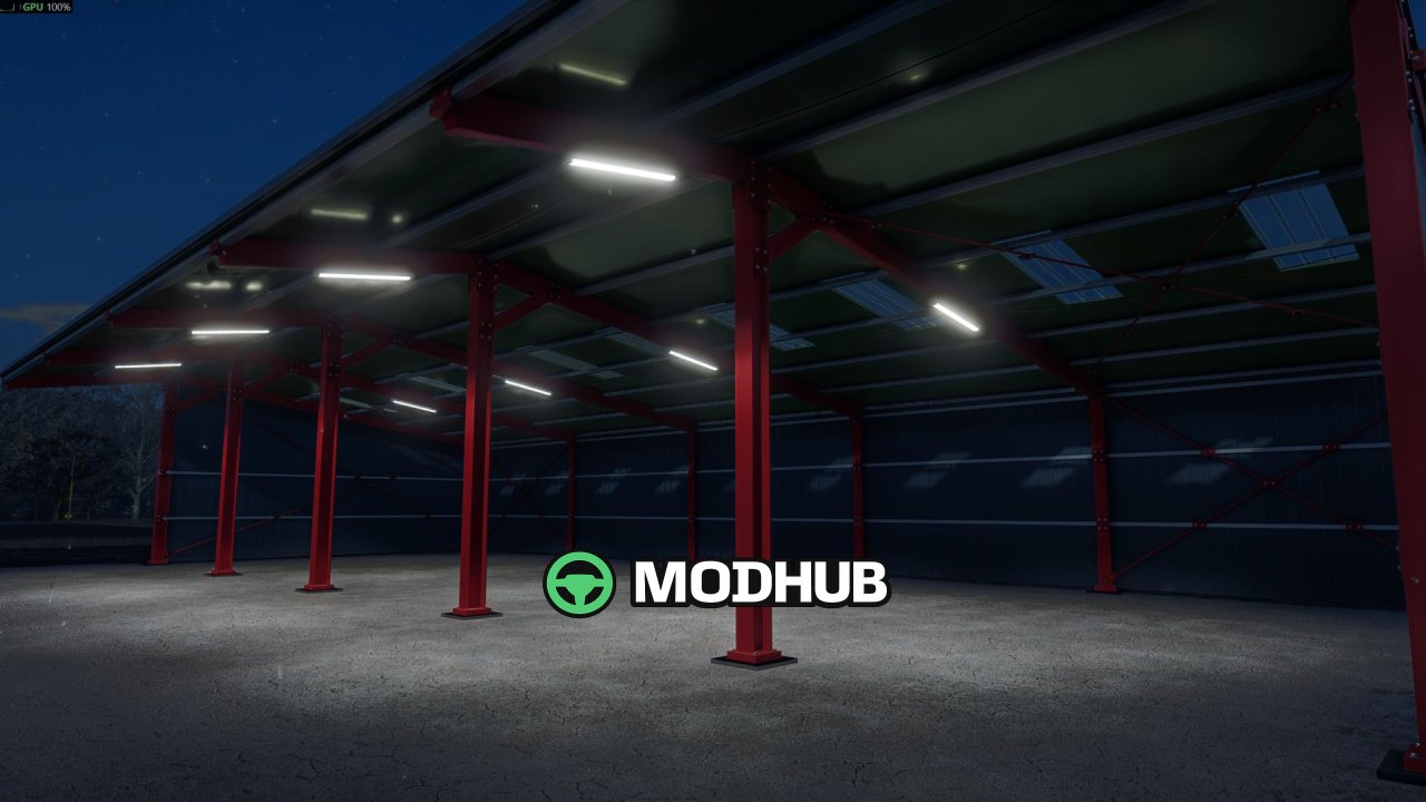 Сарай 30m Shed V1.0 для FS25