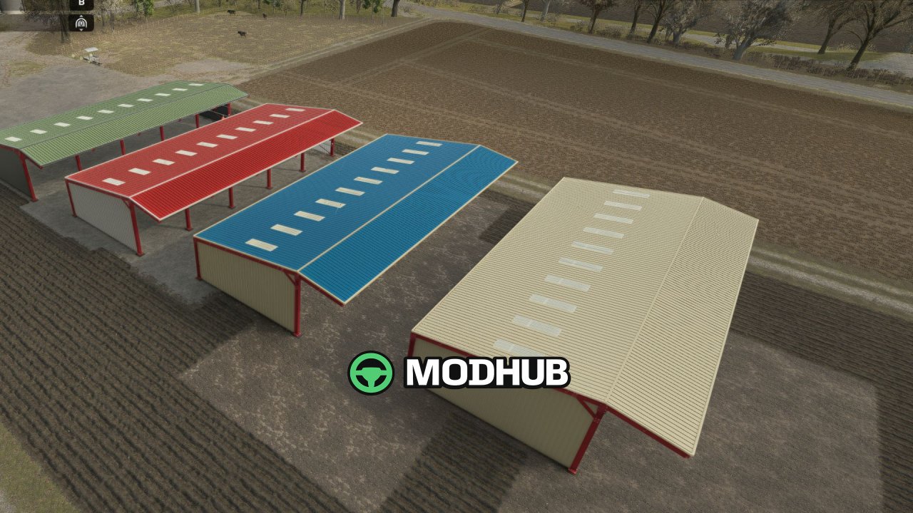 Сарай 30m Shed V1.0 для FS25