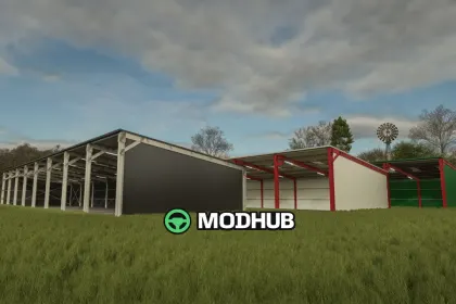 Сара 48m Shed V1.0 для FS25 — 3