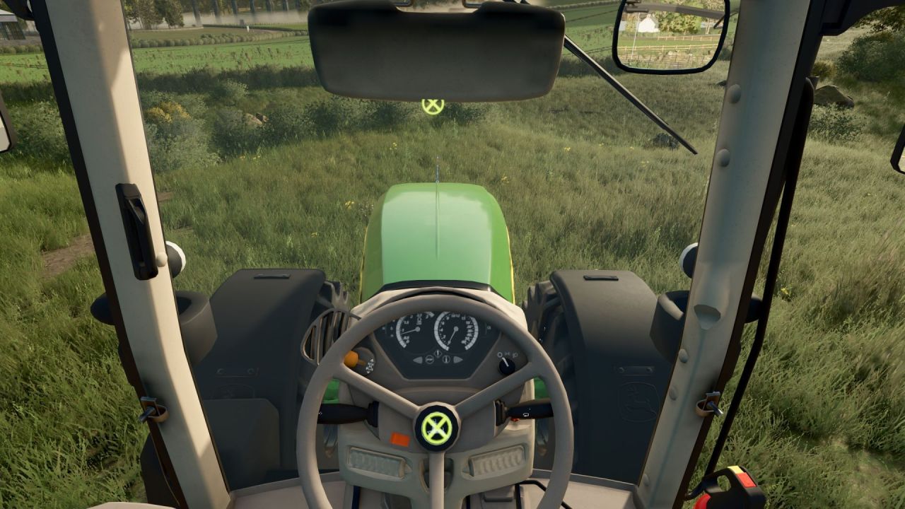 Leistungsstarker Traktor John Deere 7030 Premium V2 mit realistischer Physik für Farming Simulator 25