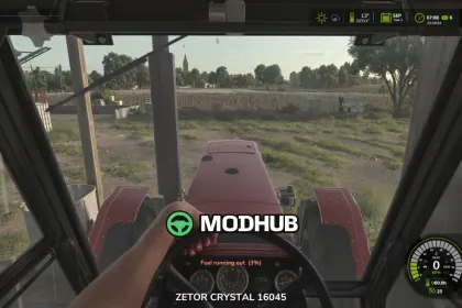 Скрипт Low Fuel Warning V1.0 для FS25