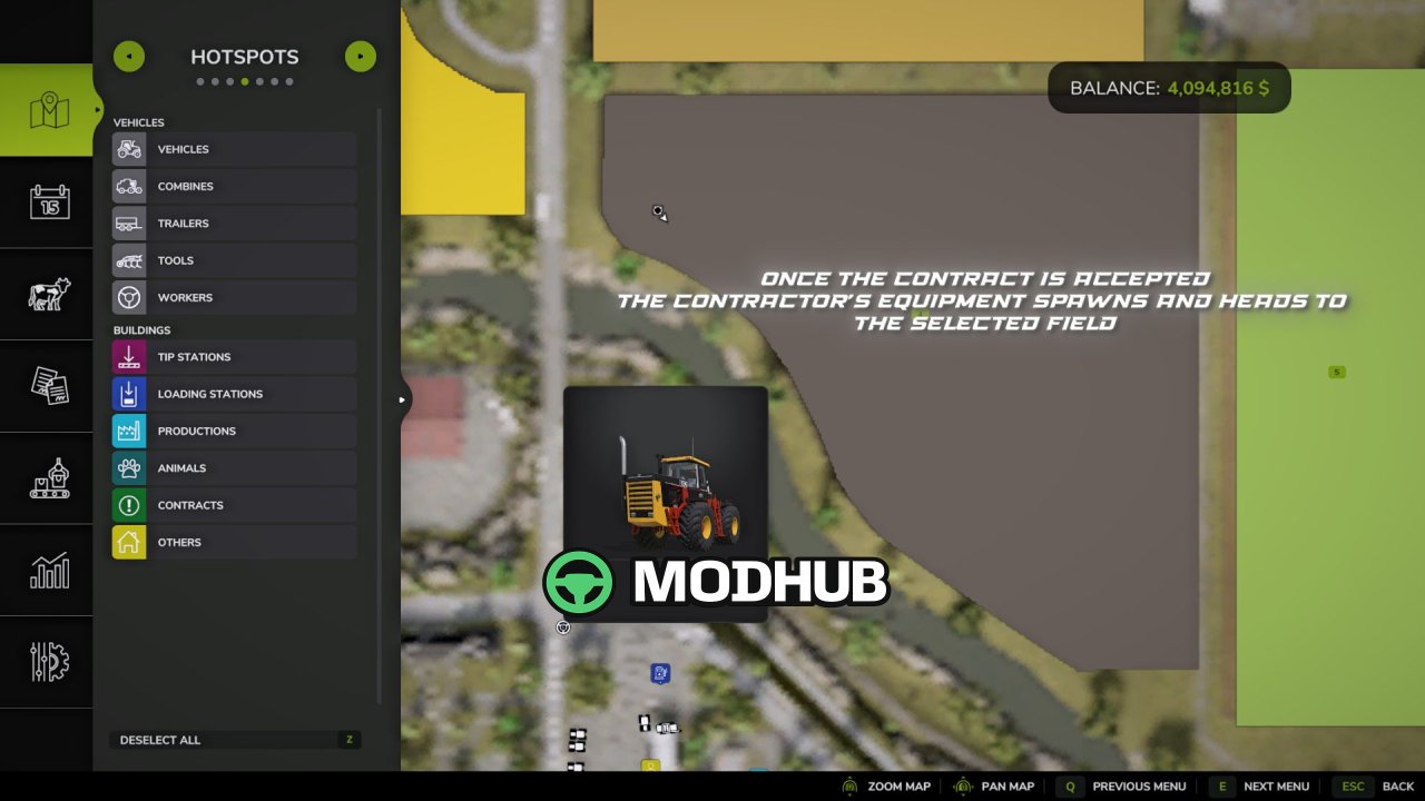 Скрипт Field Contractors V1.0 для FS25